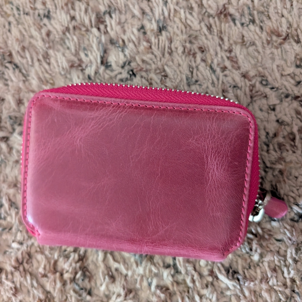 Pink Leather Women's Wallet